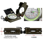 MLC2 Professional Military Lensatic Sighting Metal Compass with Inclinometer and Carrying Pouch Stealth Angel Survival