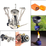 Ultralight Portable Outdoor Pot Pan & Stove Set with Piezo Ignition Stealth Angel Survival