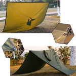 Military Style Hooded Rain Poncho & Multi-Purpose Waterproof Shelter / Tent / Picnic Mat Stealth Angel Survival SA-RC1