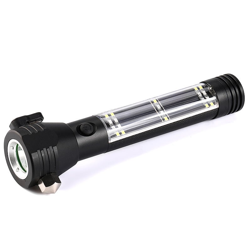 Multiple Function Flashlight Roadside HERO ™ 9-IN-1 Multi-Function Flashlight / Survival Tool / Pow ...