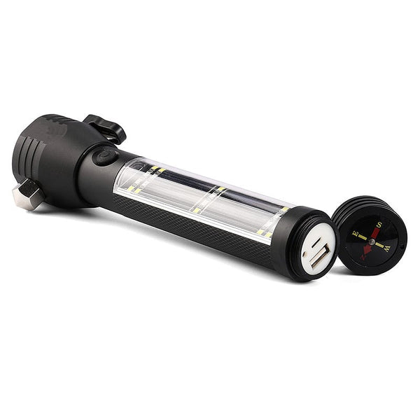 Roadside HERO ™ 9-IN-1 Multi-Function Flashlight / Survival Tool / Pow ...