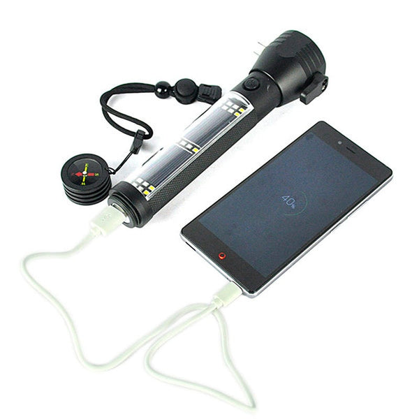 Roadside HERO ™ 9-IN-1 Multi-Function Flashlight / Survival Tool / Pow ...