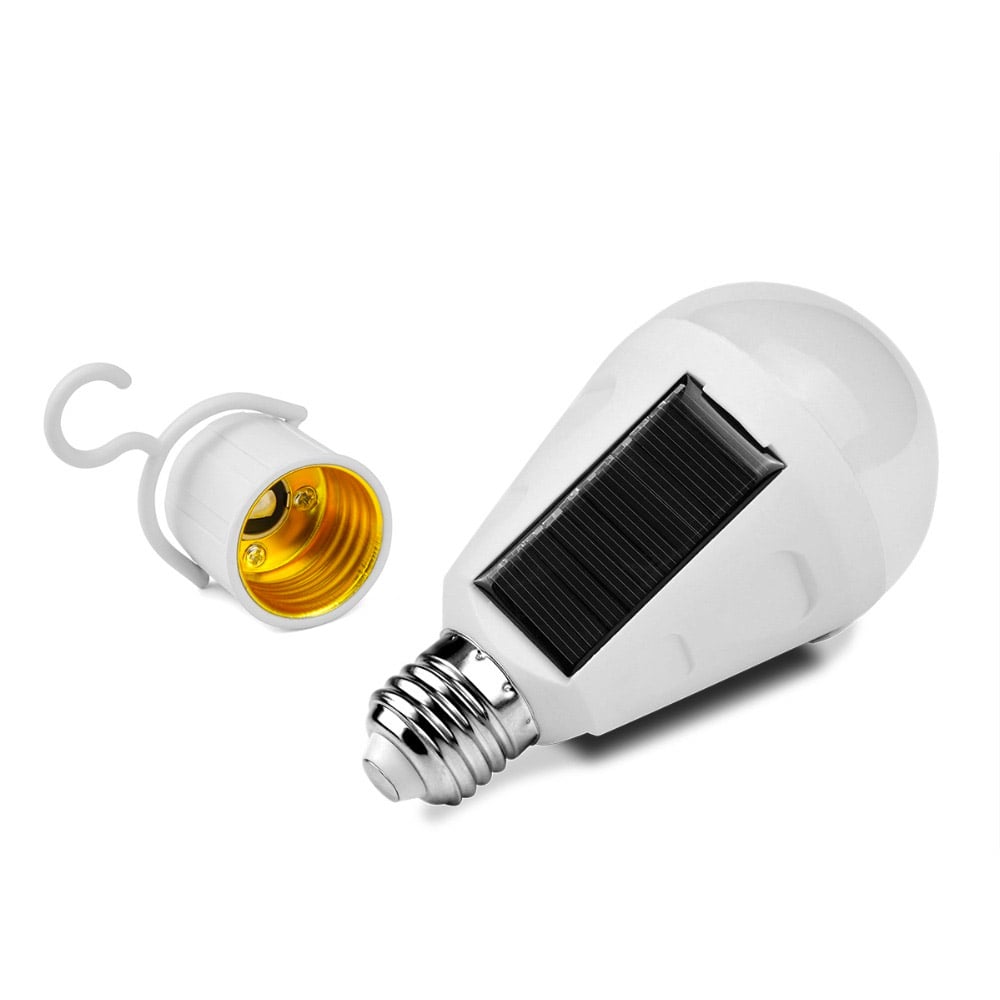 Solar Rechargeable 12W LED Light Bulb