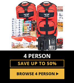 4 Person Emergency Preparedness Kits